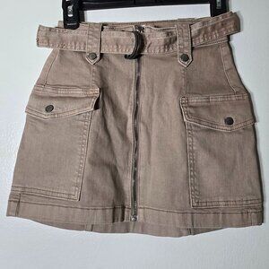 Denim Mini Skirt